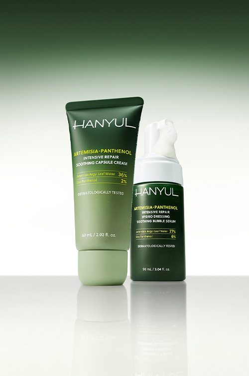 Hanyul Artemisia-Panthenol Intensive Repair products (press photo)